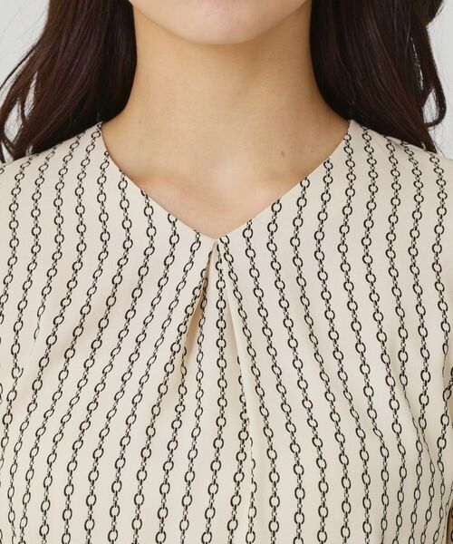 COUP DE CHANCE / クードシャンス シャツ・ブラウス | 【手洗い可/日本製】チェーン柄ブラウス | 詳細26