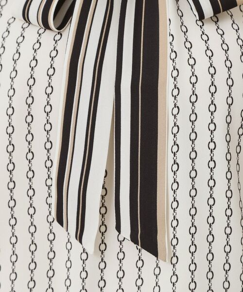 COUP DE CHANCE / クードシャンス シャツ・ブラウス | 【手洗い可/日本製】チェーン柄ブラウス | 詳細4