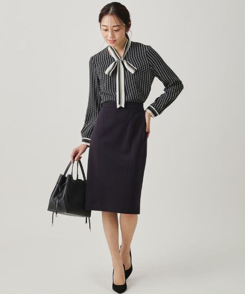 COUP DE CHANCE / クードシャンス シャツ・ブラウス | 【手洗い可/日本製】チェーン柄ブラウス | 詳細7