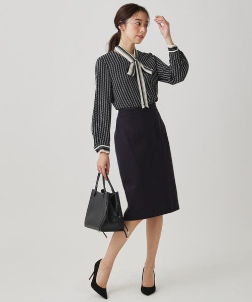 COUP DE CHANCE / クードシャンス シャツ・ブラウス | 【手洗い可/日本製】チェーン柄ブラウス | 詳細8