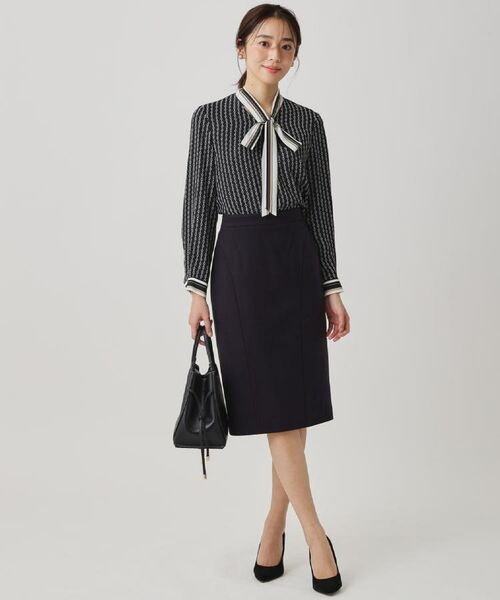 COUP DE CHANCE / クードシャンス シャツ・ブラウス | 【手洗い可/日本製】チェーン柄ブラウス | 詳細9