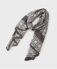 COUP DE CHANCE / クードシャンス マフラー・ショール・スヌード・ストール | 大人モードのモノトーンストール／ジオメトリック柄／ロングストール