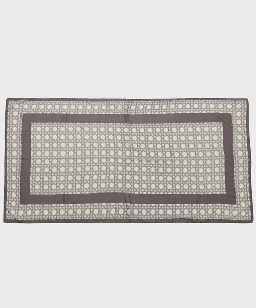 COUP DE CHANCE / クードシャンス マフラー・ショール・スヌード・ストール | 大人モードのモノトーンストール／ジオメトリック柄／ロングストール | 詳細2