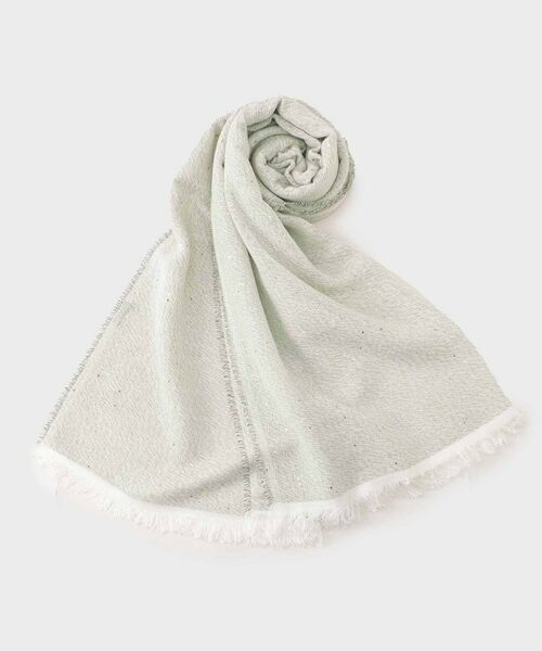 COUP DE CHANCE / クードシャンス マフラー・ショール・スヌード・ストール | スパンコールストール／きらめきを纏う／大人の軽やかストール | 詳細1