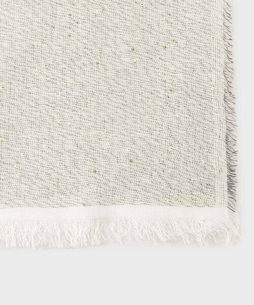 COUP DE CHANCE / クードシャンス マフラー・ショール・スヌード・ストール | スパンコールストール／きらめきを纏う／大人の軽やかストール | 詳細2