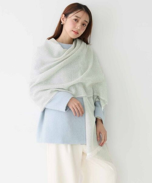 COUP DE CHANCE / クードシャンス マフラー・ショール・スヌード・ストール | スパンコールストール／きらめきを纏う／大人の軽やかストール | 詳細6