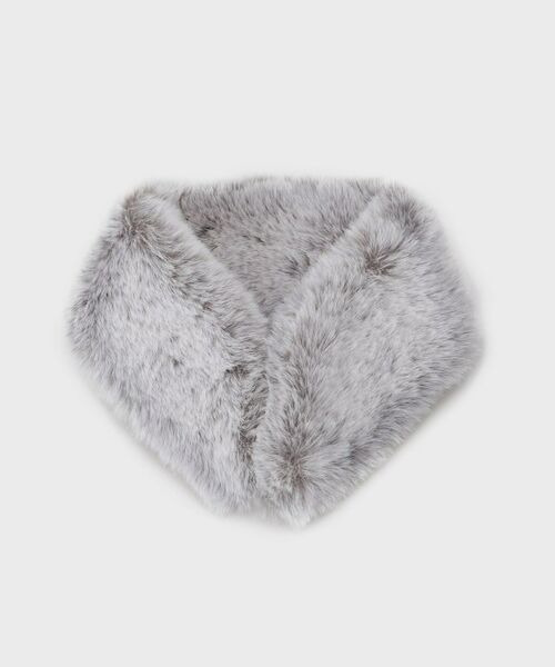 COUP DE CHANCE / クードシャンス マフラー・ショール・スヌード・ストール | エコファーミニ／ワンタッチでつけ外し簡単／ふわふわ暖かい | 詳細1