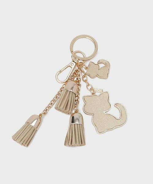 COUP DE CHANCE / クードシャンス キーホルダー・ストラップ | シャトンドールチャーム／猫モチーフ×タッセルチャーム | 詳細1