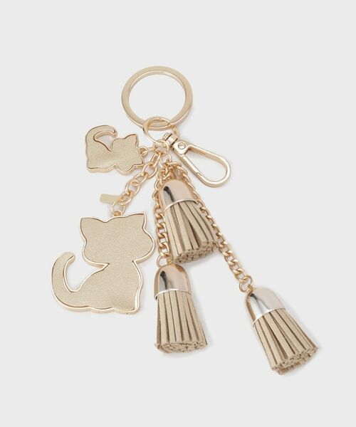 COUP DE CHANCE / クードシャンス キーホルダー・ストラップ | シャトンドールチャーム／猫モチーフ×タッセルチャーム | 詳細2