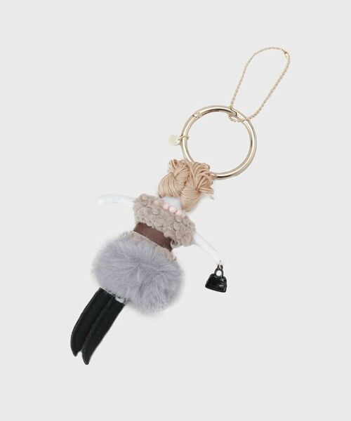 COUP DE CHANCE / クードシャンス キーホルダー・ストラップ | マダム・ルル／ファー付きおしゃれマダムチャーム | 詳細2