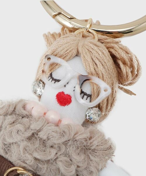COUP DE CHANCE / クードシャンス キーホルダー・ストラップ | マダム・ルル／ファー付きおしゃれマダムチャーム | 詳細3