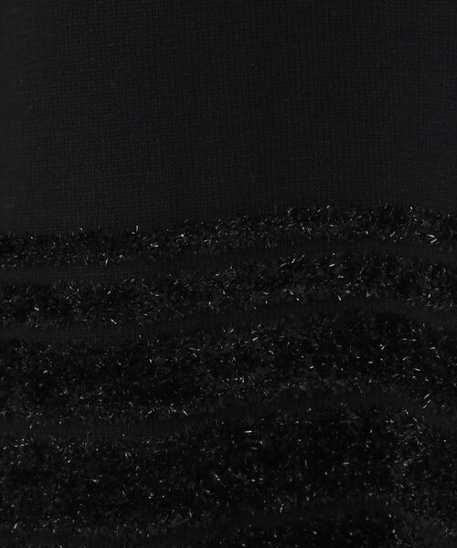COUP DE CHANCE / クードシャンス ニット・セーター | 【手洗い可／長め丈】ラメフェザーデザインのニットトップス | 詳細12