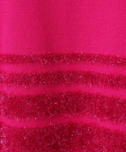 COUP DE CHANCE / クードシャンス ニット・セーター | 【手洗い可／長め丈】ラメフェザーデザインのニットトップス | 詳細16