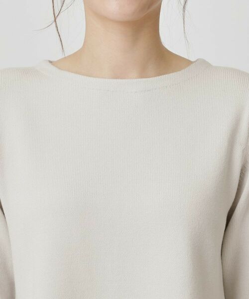 COUP DE CHANCE / クードシャンス ニット・セーター | 【手洗い可／長め丈】ラメフェザーデザインのニットトップス | 詳細24