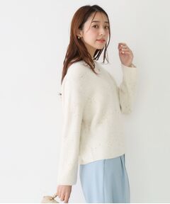 COUP DE CHANCE / クードシャンス ニット・セーター | 【手洗い可】スパンコール付ニットトップス