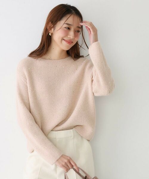 COUP DE CHANCE / クードシャンス ニット・セーター | 【手洗い可】スパンコール付ニットトップス | 詳細13