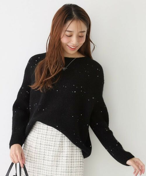 COUP DE CHANCE / クードシャンス ニット・セーター | 【手洗い可】スパンコール付ニットトップス | 詳細5