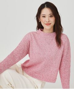 COUP DE CHANCE / クードシャンス ニット・セーター | 【手洗い可／日本製／短め丈】編地変化のニットトップス