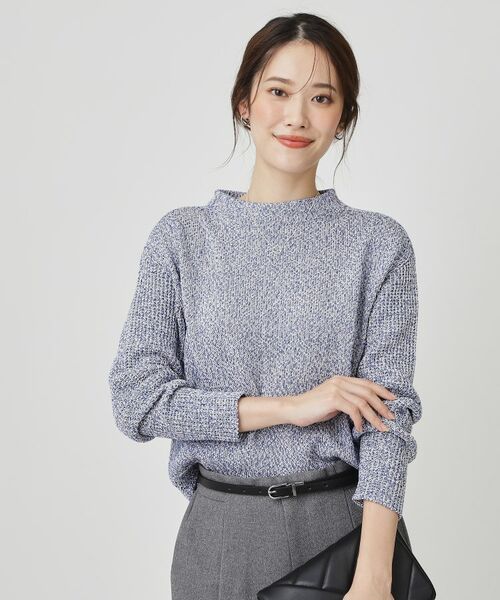 COUP DE CHANCE / クードシャンス ニット・セーター | 【手洗い可／日本製／短め丈】編地変化のニットトップス | 詳細13