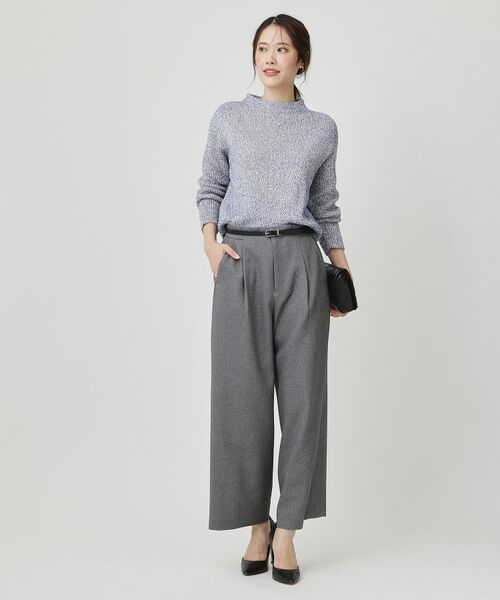 COUP DE CHANCE / クードシャンス ニット・セーター | 【手洗い可／日本製／短め丈】編地変化のニットトップス | 詳細14