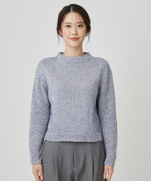 COUP DE CHANCE / クードシャンス ニット・セーター | 【手洗い可／日本製／短め丈】編地変化のニットトップス | 詳細17