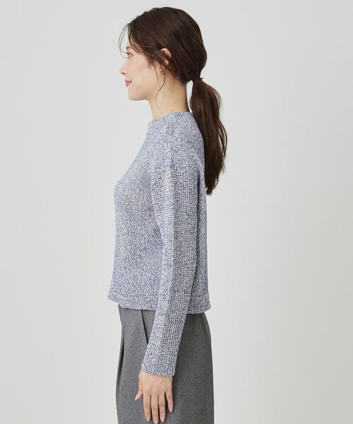 COUP DE CHANCE / クードシャンス ニット・セーター | 【手洗い可／日本製／短め丈】編地変化のニットトップス | 詳細18