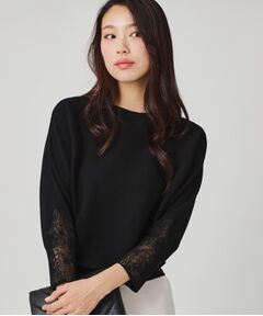 COUP DE CHANCE / クードシャンス ニット・セーター | 【手洗い可】オーガンジー刺しゅうニットトップス