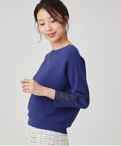 COUP DE CHANCE / クードシャンス ニット・セーター | 【手洗い可】オーガンジー刺しゅうニットトップス