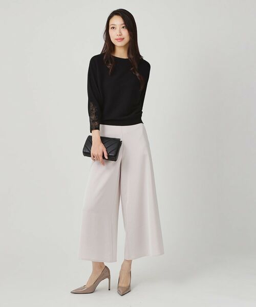 COUP DE CHANCE / クードシャンス ニット・セーター | 【手洗い可】オーガンジー刺しゅうニットトップス | 詳細10