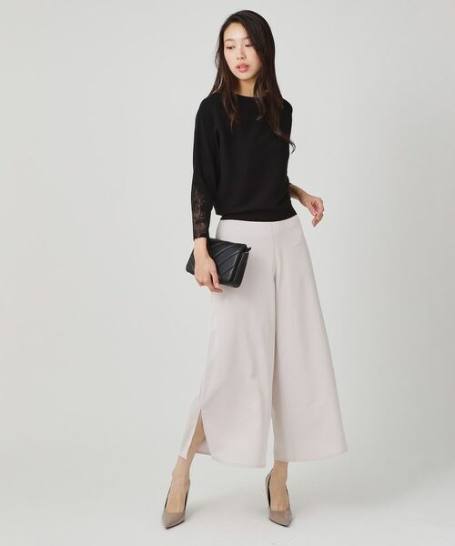 COUP DE CHANCE / クードシャンス ニット・セーター | 【手洗い可】オーガンジー刺しゅうニットトップス | 詳細11