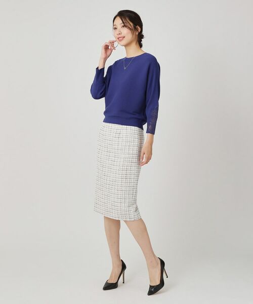 COUP DE CHANCE / クードシャンス ニット・セーター | 【手洗い可】オーガンジー刺しゅうニットトップス | 詳細18