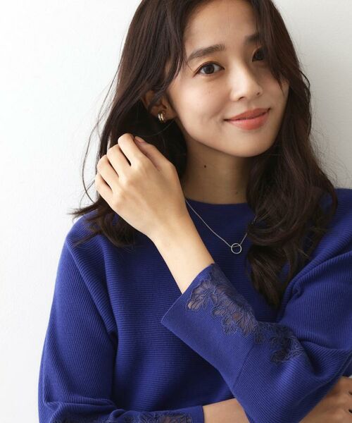 COUP DE CHANCE / クードシャンス ニット・セーター | 【手洗い可】オーガンジー刺しゅうニットトップス | 詳細21