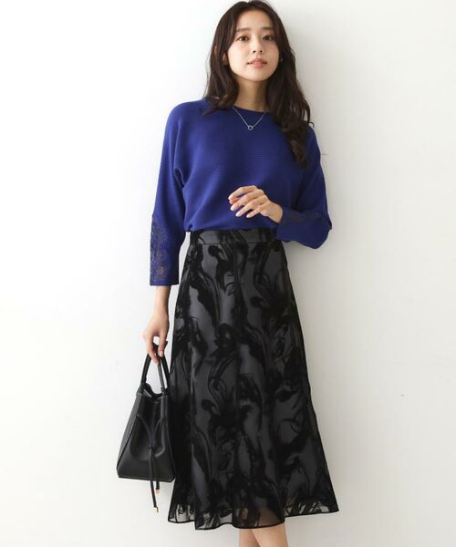 COUP DE CHANCE / クードシャンス ニット・セーター | 【手洗い可】オーガンジー刺しゅうニットトップス | 詳細24