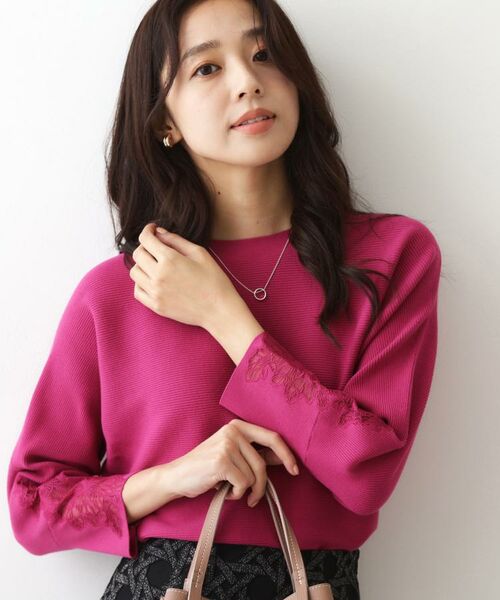 COUP DE CHANCE / クードシャンス ニット・セーター | 【手洗い可】オーガンジー刺しゅうニットトップス | 詳細26