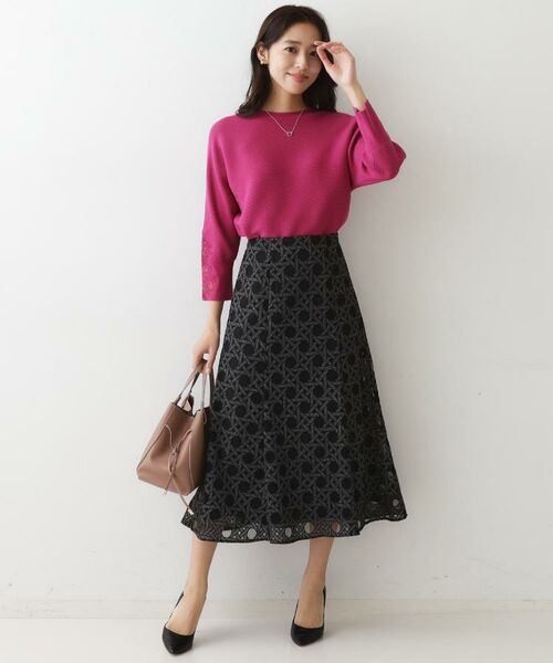 COUP DE CHANCE / クードシャンス ニット・セーター | 【手洗い可】オーガンジー刺しゅうニットトップス | 詳細28
