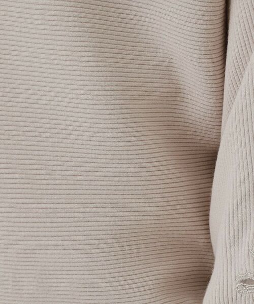 COUP DE CHANCE / クードシャンス ニット・セーター | 【手洗い可】オーガンジー刺しゅうニットトップス | 詳細8