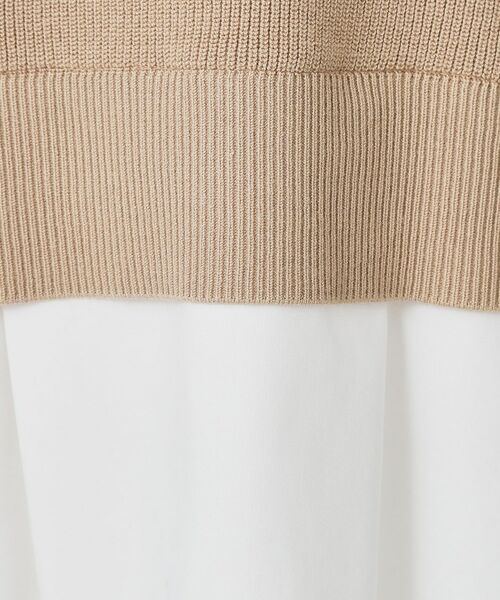 COUP DE CHANCE / クードシャンス ニット・セーター | 【手洗い可】重ね着風ニットトップス | 詳細12