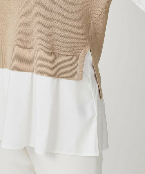 COUP DE CHANCE / クードシャンス ニット・セーター | 【手洗い可】重ね着風ニットトップス | 詳細19