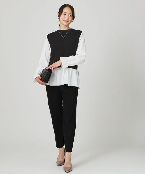 COUP DE CHANCE / クードシャンス ニット・セーター | 【手洗い可】重ね着風ニットトップス | 詳細2