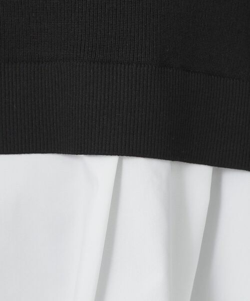COUP DE CHANCE / クードシャンス ニット・セーター | 【手洗い可】重ね着風ニットトップス | 詳細4