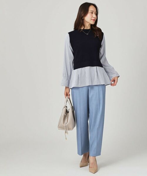 COUP DE CHANCE / クードシャンス ニット・セーター | 【手洗い可】重ね着風ニットトップス | 詳細7