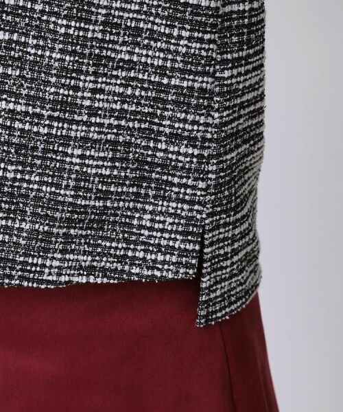 COUP DE CHANCE / クードシャンス カットソー | 【手洗い可／日本製／ジャージ素材／セットアップ可】ラメ意匠素材トップス | 詳細22