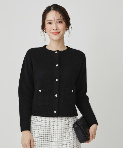 COUP DE CHANCE / クードシャンス カーディガン・ボレロ | 【手洗い可】ジャケット風カーディガン | 詳細10