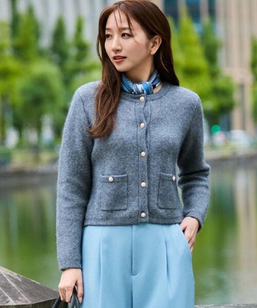 COUP DE CHANCE / クードシャンス カーディガン・ボレロ | 【手洗い可】ジャケット風カーディガン | 詳細13