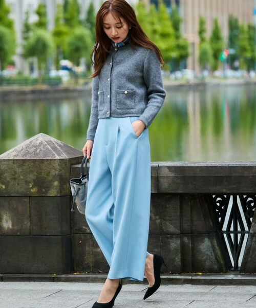 COUP DE CHANCE / クードシャンス カーディガン・ボレロ | 【手洗い可】ジャケット風カーディガン | 詳細14