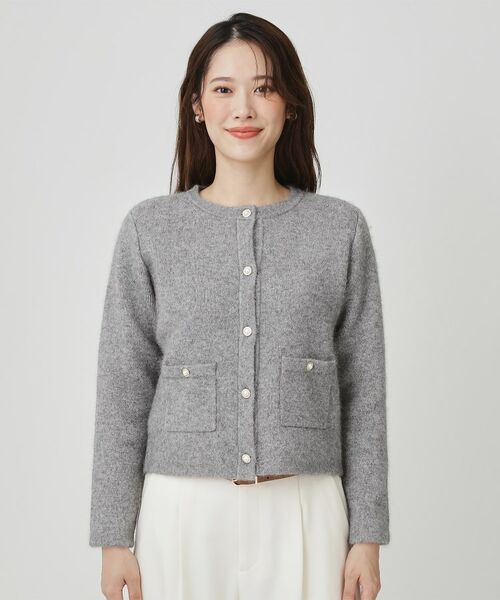 COUP DE CHANCE / クードシャンス カーディガン・ボレロ | 【手洗い可】ジャケット風カーディガン | 詳細15
