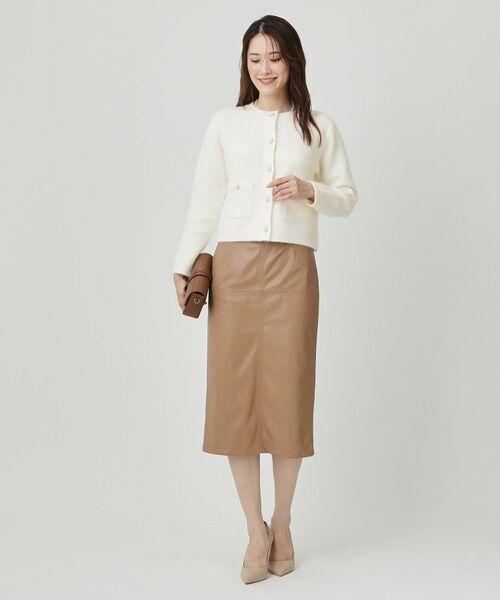 COUP DE CHANCE / クードシャンス カーディガン・ボレロ | 【手洗い可】ジャケット風カーディガン | 詳細2
