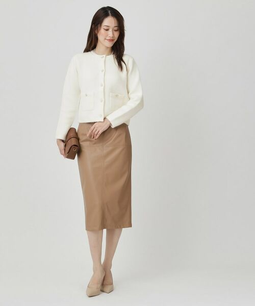 COUP DE CHANCE / クードシャンス カーディガン・ボレロ | 【手洗い可】ジャケット風カーディガン | 詳細3