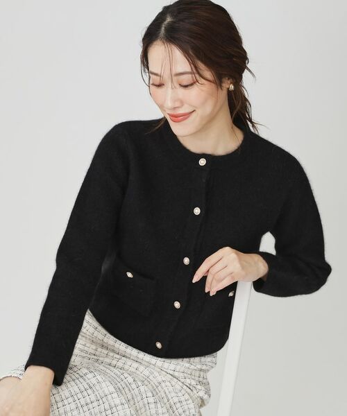 COUP DE CHANCE / クードシャンス カーディガン・ボレロ | 【手洗い可】ジャケット風カーディガン | 詳細9