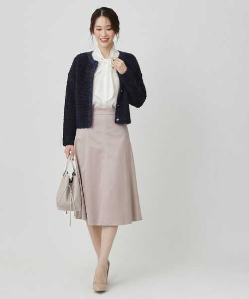 COUP DE CHANCE / クードシャンス カーディガン・ボレロ | 【手洗い可】ラメフェザーのニットカーディガン | 詳細10